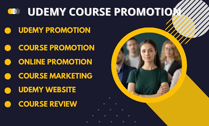 Gig Preview - Do udemy course promotion online udemy course udemy course marketing