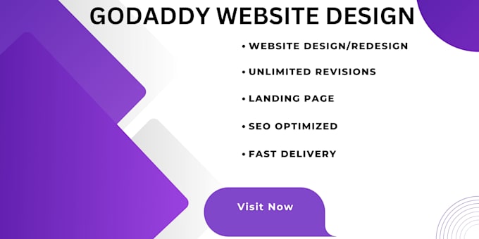 Gig Preview - Create you godaddy website