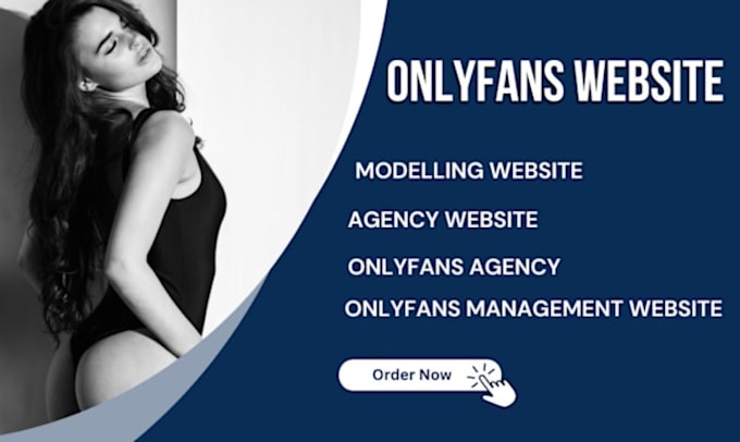 Gig Preview - Design onlyfans agency website, modeling website, onlyfans management website