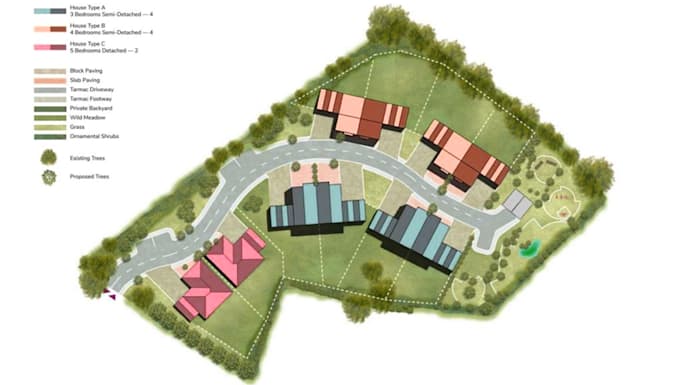 Gig Preview - Design and render site plan, masterplan, for real estate