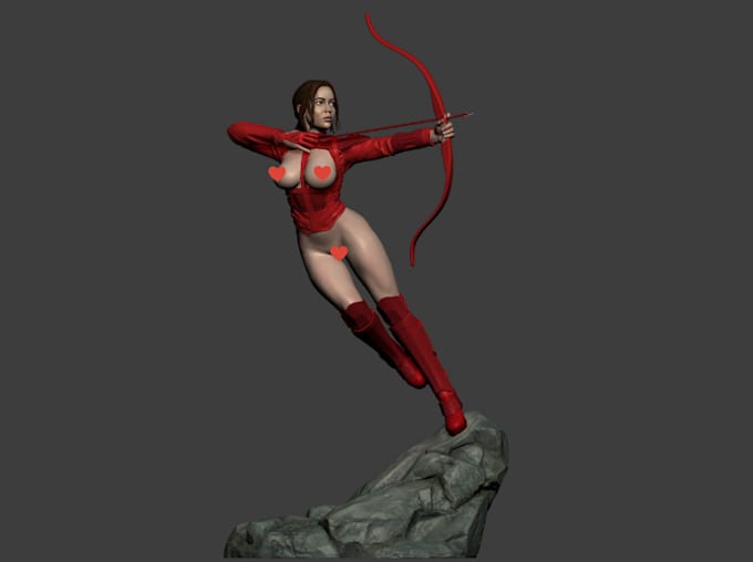 Gig Preview - Model 3d nsfw game character, texture 3d armor, rig for ue5, animaze3d, sculpt3d