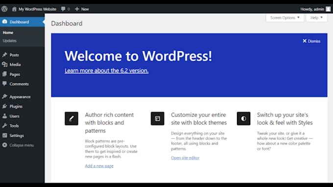 Gig Preview - Be your wordpress developer, website designer, and create wordpress website