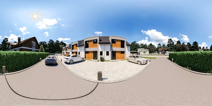 Gig Preview - Create 3d model and render images of residential buildings and residential areas