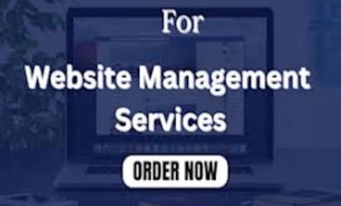 Gig Preview - Be your website manager, website maintenance website, management