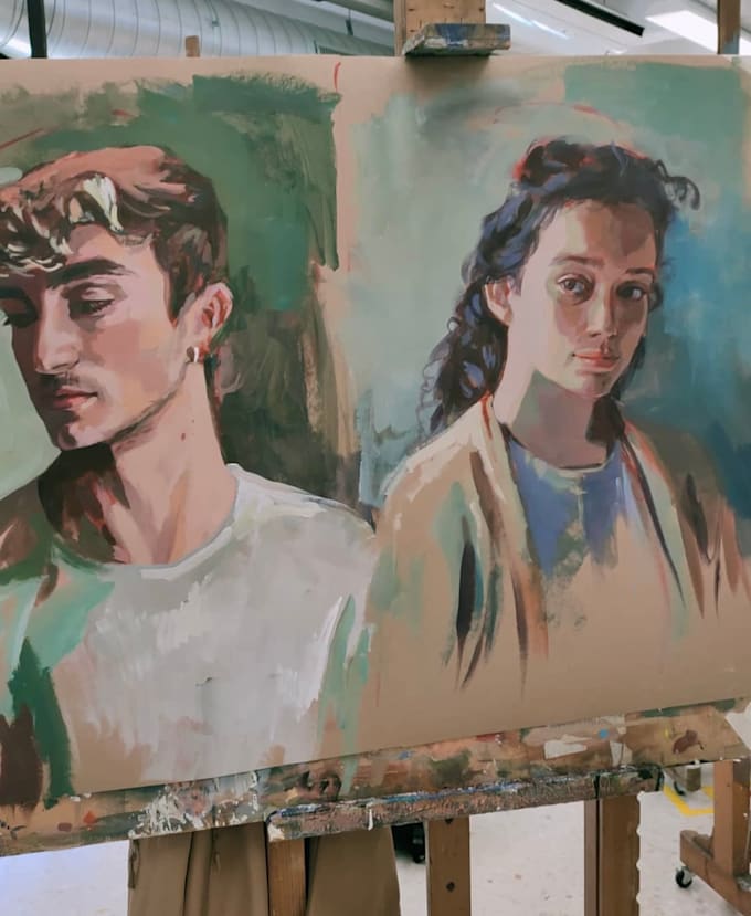 Gig Preview - Paint a professional oil portrait