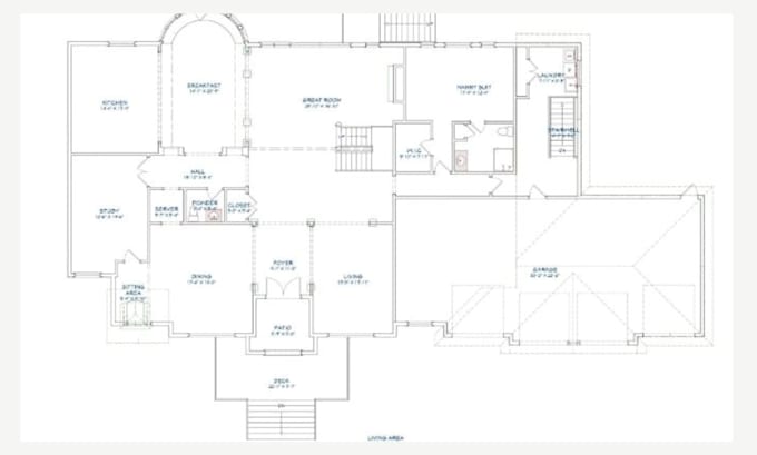 Gig Preview - Draw stamp seal your architectural drawing 2d floor plan mep for USA city permit