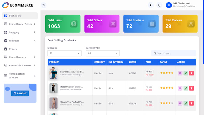 Bestseller - build a SEO friendly mern nextjs ecommerce website