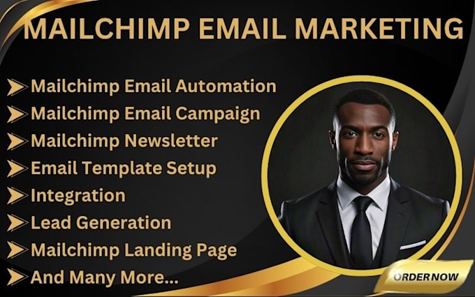 Gig Preview - Setup mailchimp email automation mailchimp email template campaign landing page