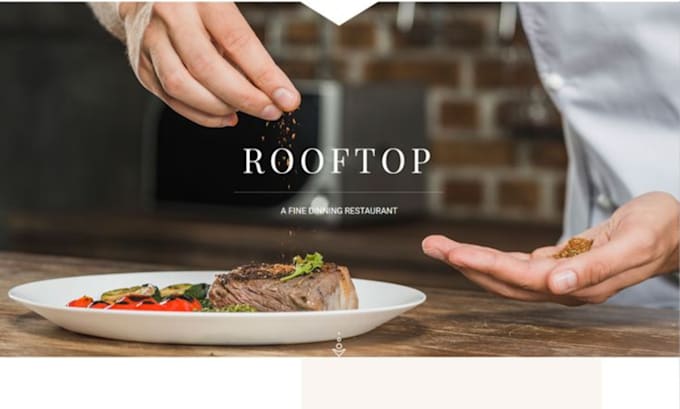 Gig Preview - Design responsive restaurant website