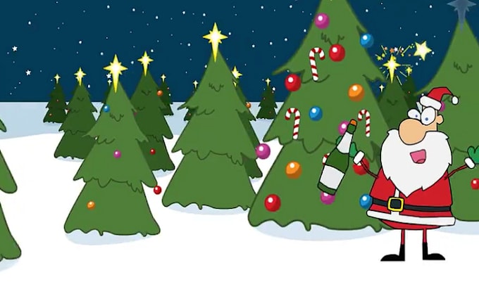 Gig Preview - Do 2d christmas animation, christmas card, 2d animation and merry xmas video