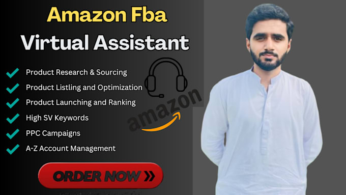 Gig Preview - Expert amazon fba virtual assistant, amazon fba VA