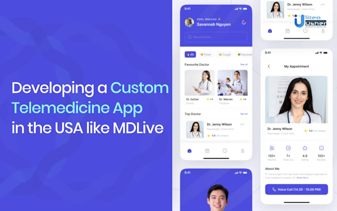 Gig Preview - Develop medical doctor app, booking healthcare telemedicine app