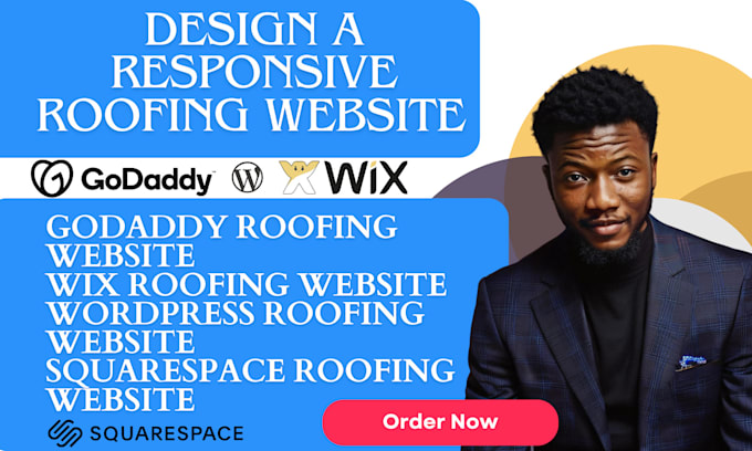 Bestseller - design roofing website, roofing landing page, roofing business leads