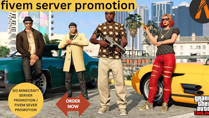 Gig Preview - Minecraft server promotion, fivem server promotion and active minecrafts player