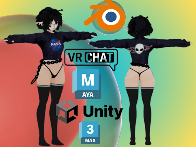 Gig Preview - Create custom vrchat avatar, vr character , furry nsfw avatar for you