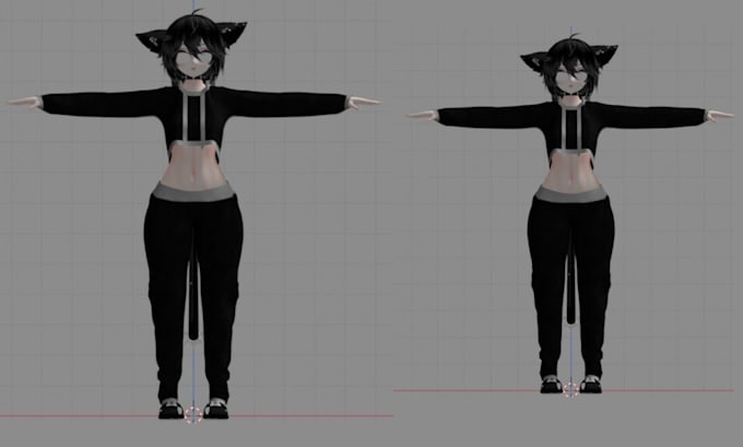 Gig Preview - Draw furry nsfw custom vrchat avatar rigging face rig vr  old model vtubar