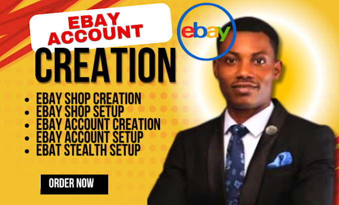 Gig Preview - Ebay stealth account ebay account creation ebay account ebay stealth ebay