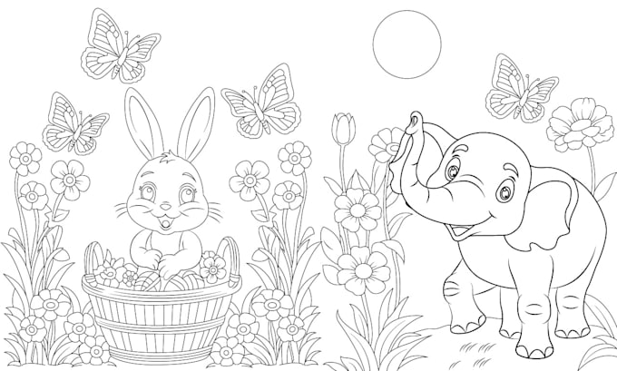 Bestseller - custom coloring pages for all ages and photos into line art