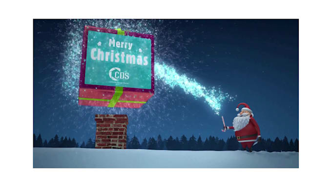 Gig Preview - Do 3d christmas animation 3d animation merry christmas video 3d kids animation