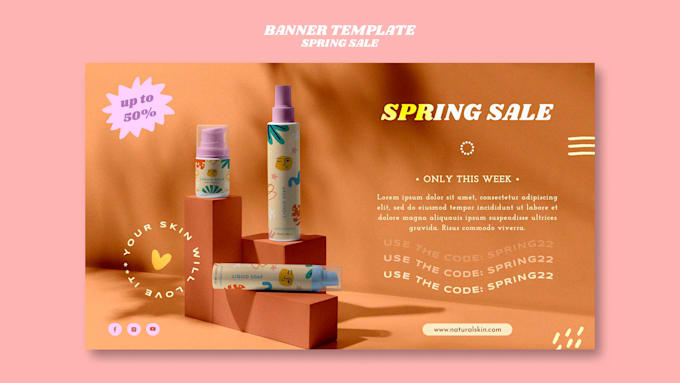 Bestseller - design website banner ads, banner design,product ad,slider