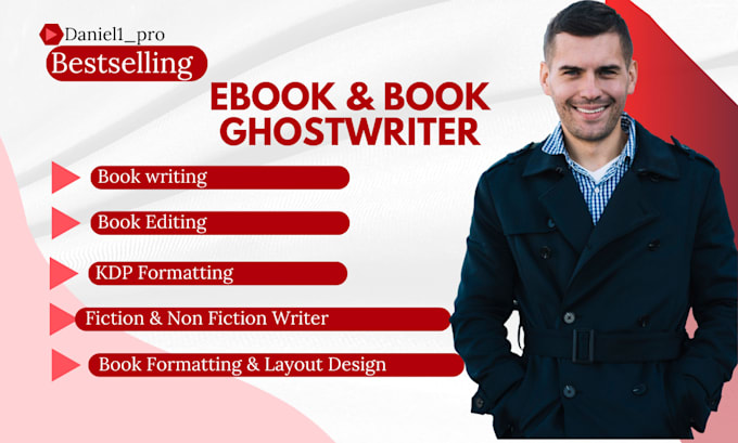 Bestseller - be your bestselling fiction book ghostwriter novel writer ebook ghostwriter