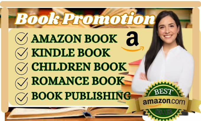 Gig Preview - Do amazon book promotion, kindle, paperback, with effective ebook marketing