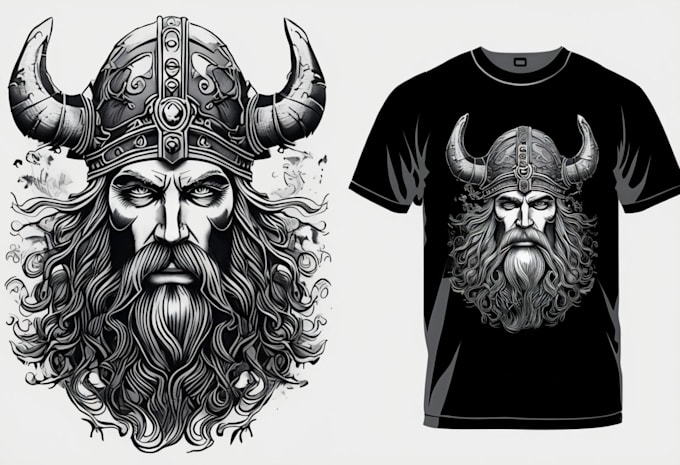 Gig Preview - Create viking art for your tattoo or tshirt