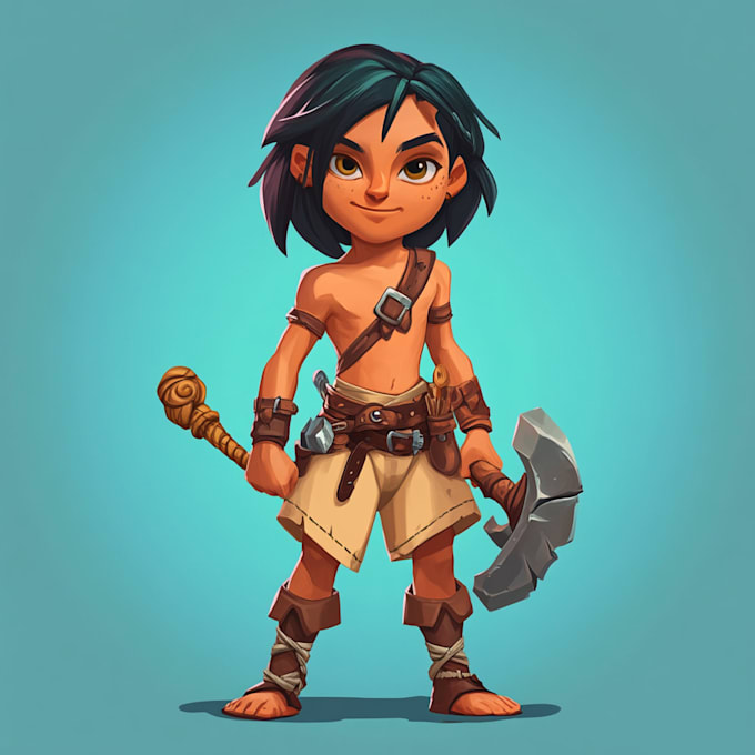 Bestseller - make 2d characters or game assets for your game