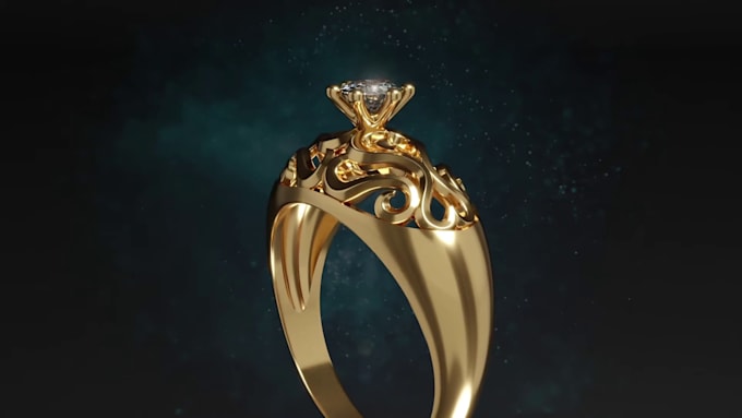 Bestseller - do 3d jewelry animation 3d shopify jewelry ads, shopify video ads 3d amazon ads