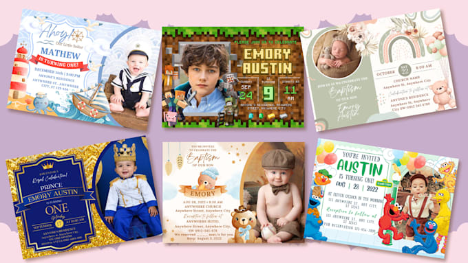 Bestseller - design a birthday invitation for kids