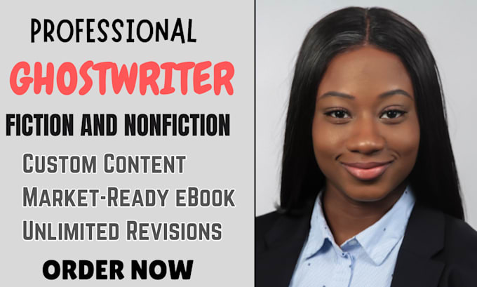 Gig Preview - Be your fiction and nonfiction ebook ghostwriter, amazon kdp book writer