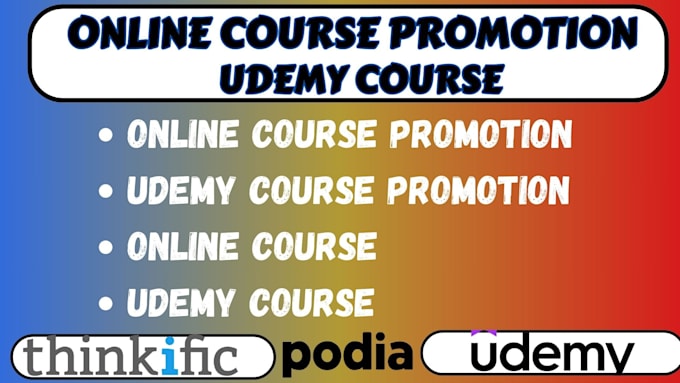 Bestseller - udemy online course promotion kajabi teachable thinkific course promotion