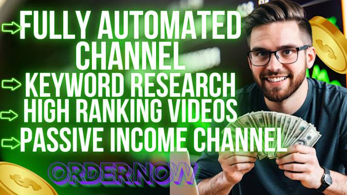 Gig Preview - Generate revenue with expert faceless youtube automation for cash cow channel