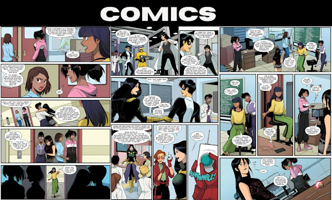 Gig Preview - Be comic artist for comic book graphic novel comic art comic page storyboard