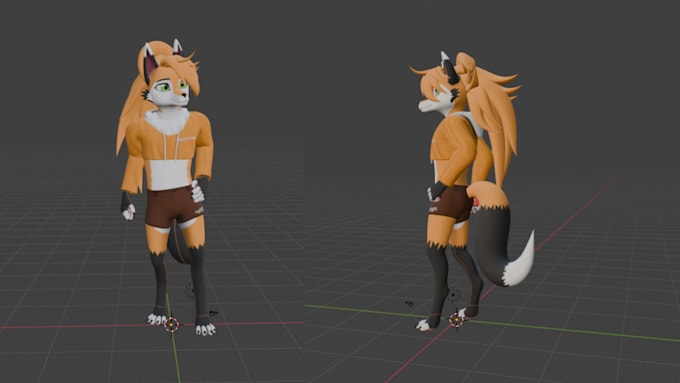 Gig Preview - Create a high quality 3d model for games, vrchat and animation