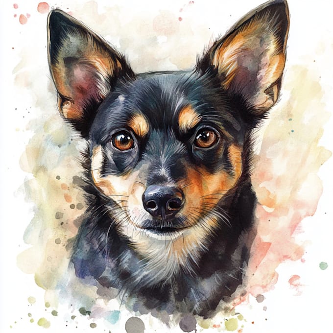 Bestseller - do  realistic portrait illustration your pets