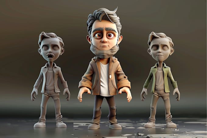 Gig Preview - Craft realistic and stylized 3d character designs