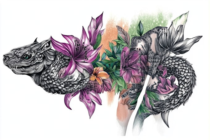 Bestseller - do unique customized realism tattoo design