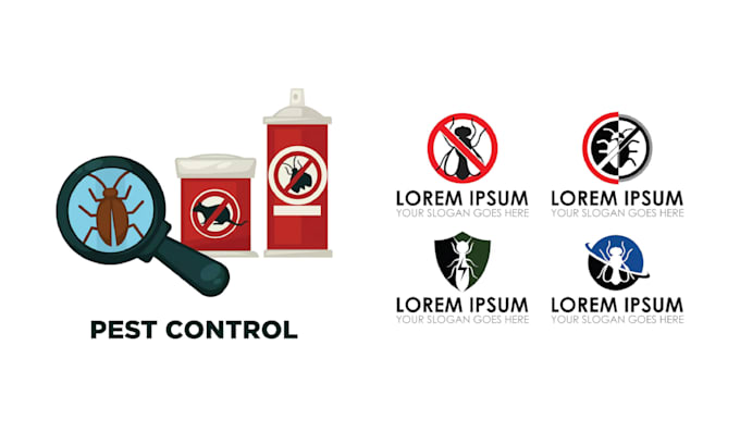 Gig Preview - Design creative pest control logo for your business