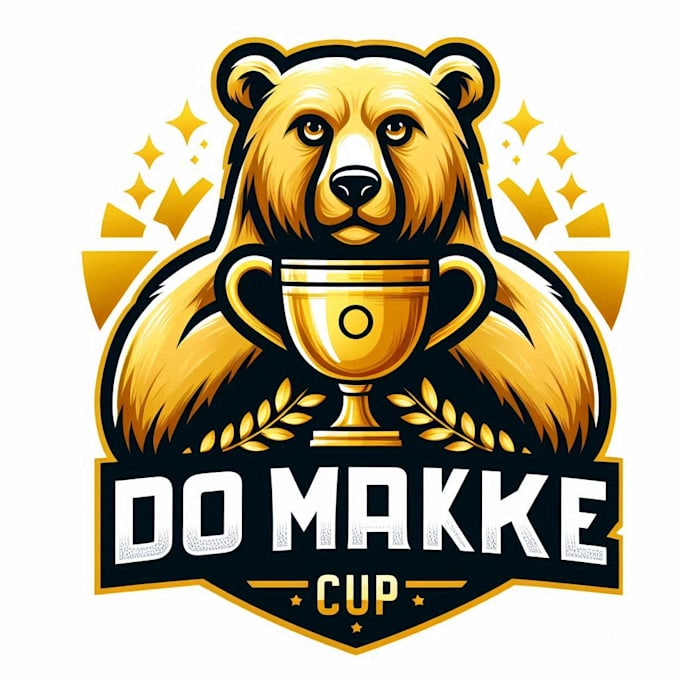 Bestseller - do make unique champion cup golden ber mascot logo design