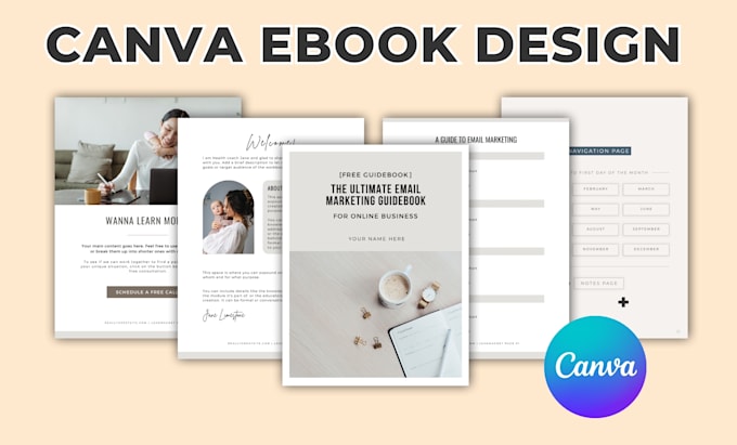 Bestseller - do editable canva template ebooks canva workbooks etsy digital products mockups