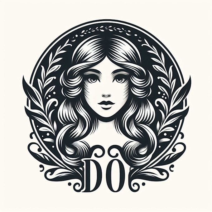 Gig Preview - Do modern female beauty luxury vintage logo design design for business page