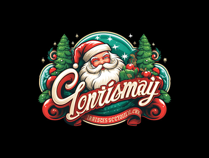 Bestseller - make your imagination in a christmas logo with unlimited revision