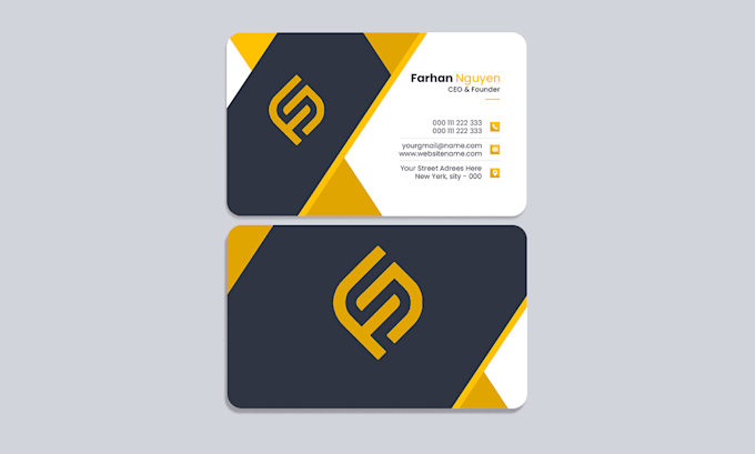 Gig Preview - Design professional business card to enhance your brand identity and stand out