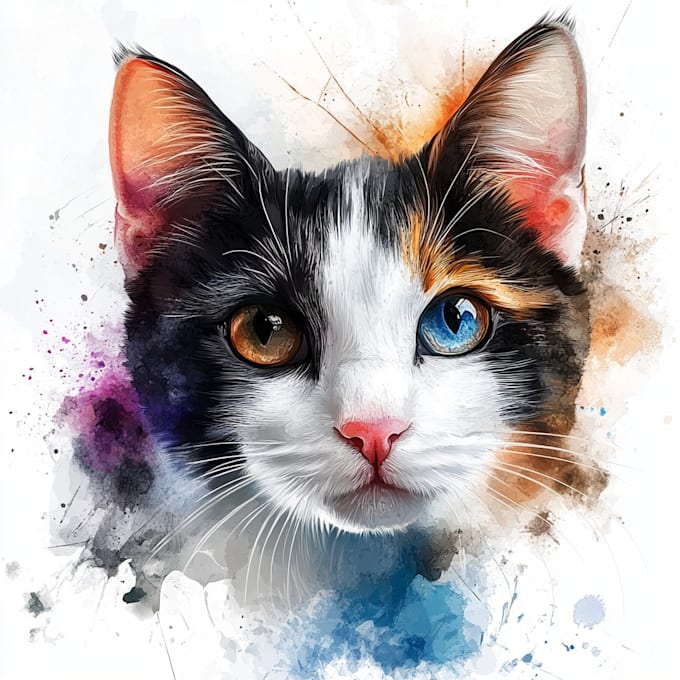 Gig Preview - Do a color drawing pet portrait of your photo