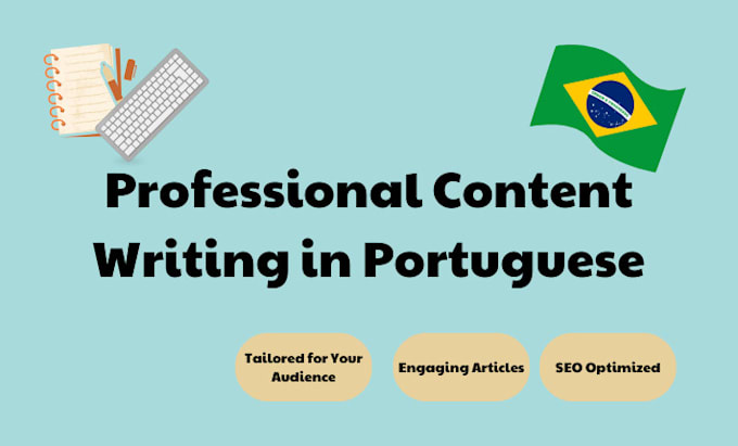 Bestseller - write high quality blog articles in brazilian portuguese