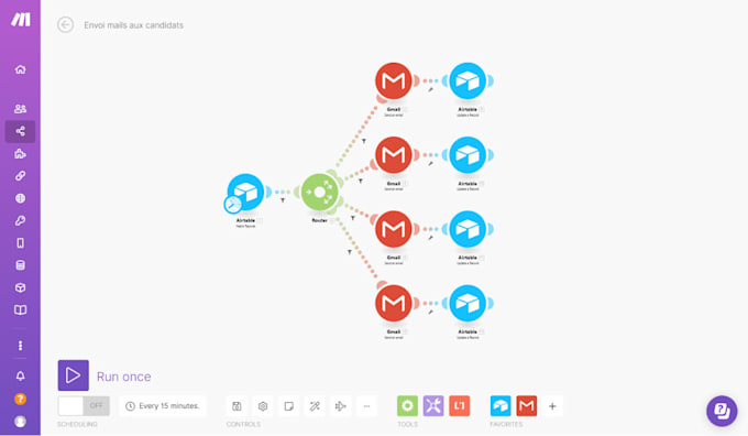 Gig Preview - Setup make com automation, make com workflow, make com scenario, make com