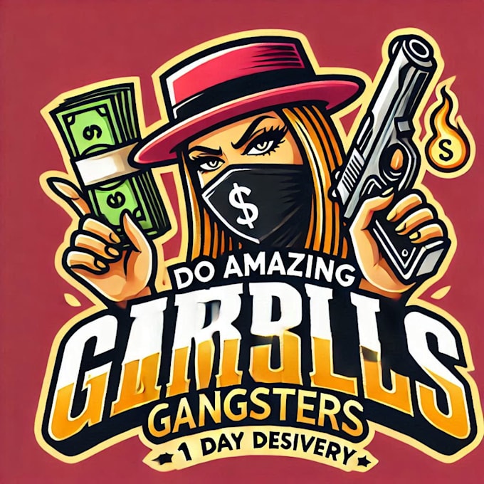 Bestseller - do amazing girls gangsters mascot logo design with 1 day delivery