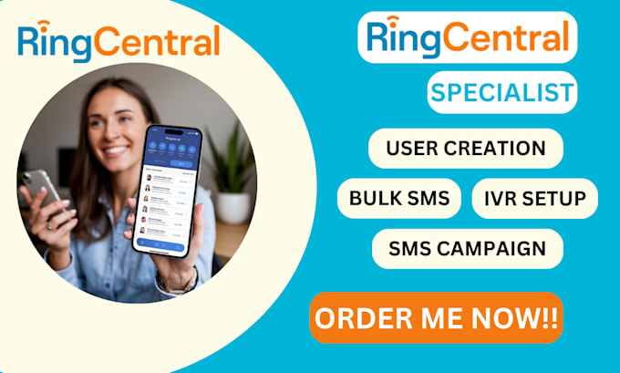 Gig Preview - Be your ringcentral SMS campaign bulk SMS twillo expert