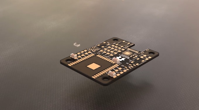 Gig Preview - Pcb layout, circuit board animation, pcb design visualization, electronics